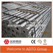 Para africs cabeça U galvanizado aço ajustável andaimes ajustável chão adereços fabricantes na China
